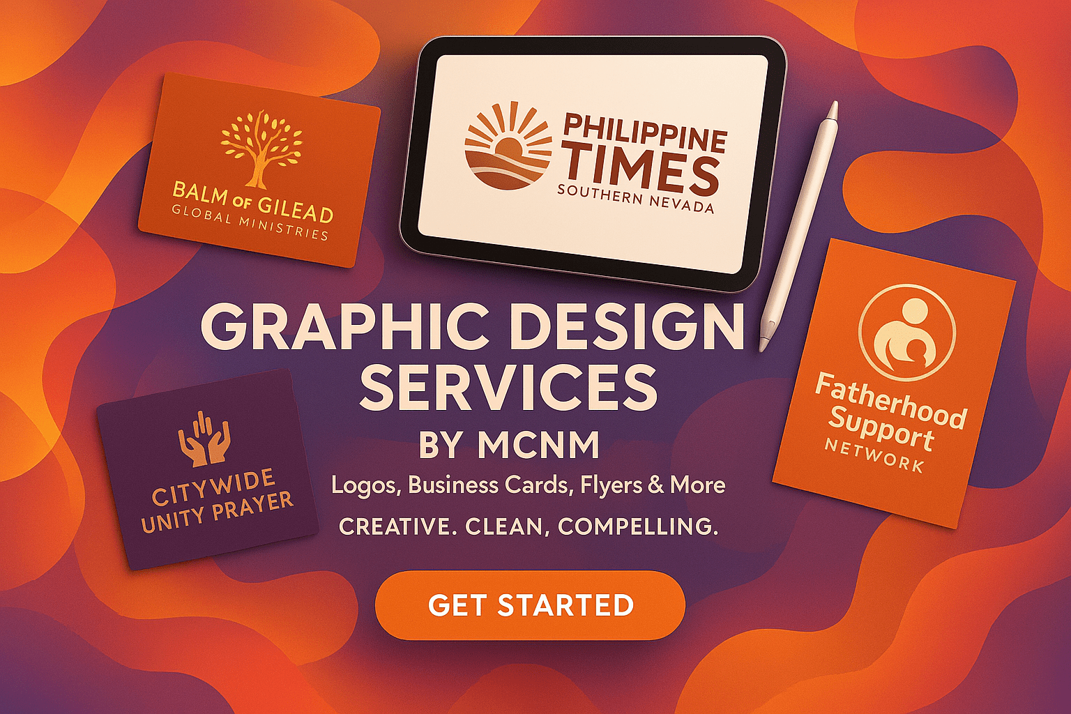 Graphic and website design services